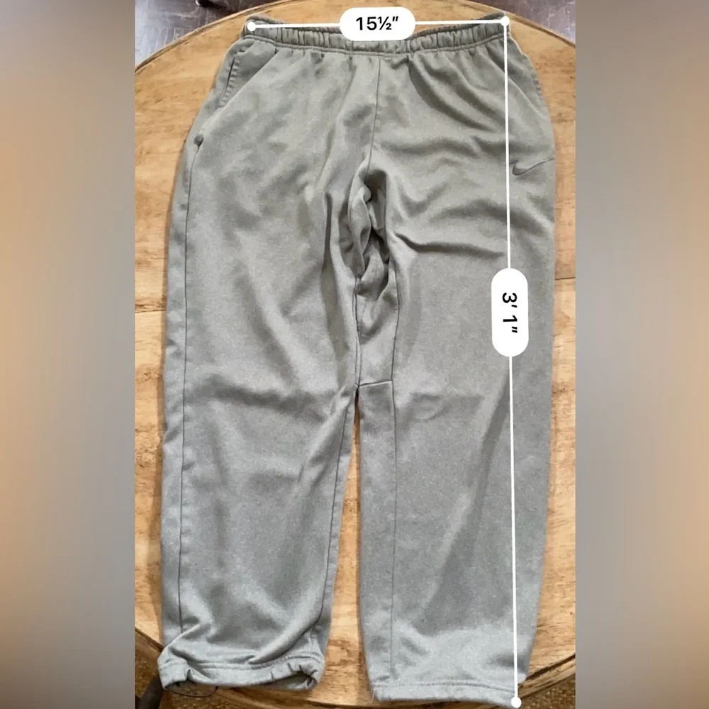 Nike Therma Fit‎ Men’s XL Gray KO 3.0 Poly Athletic Pants